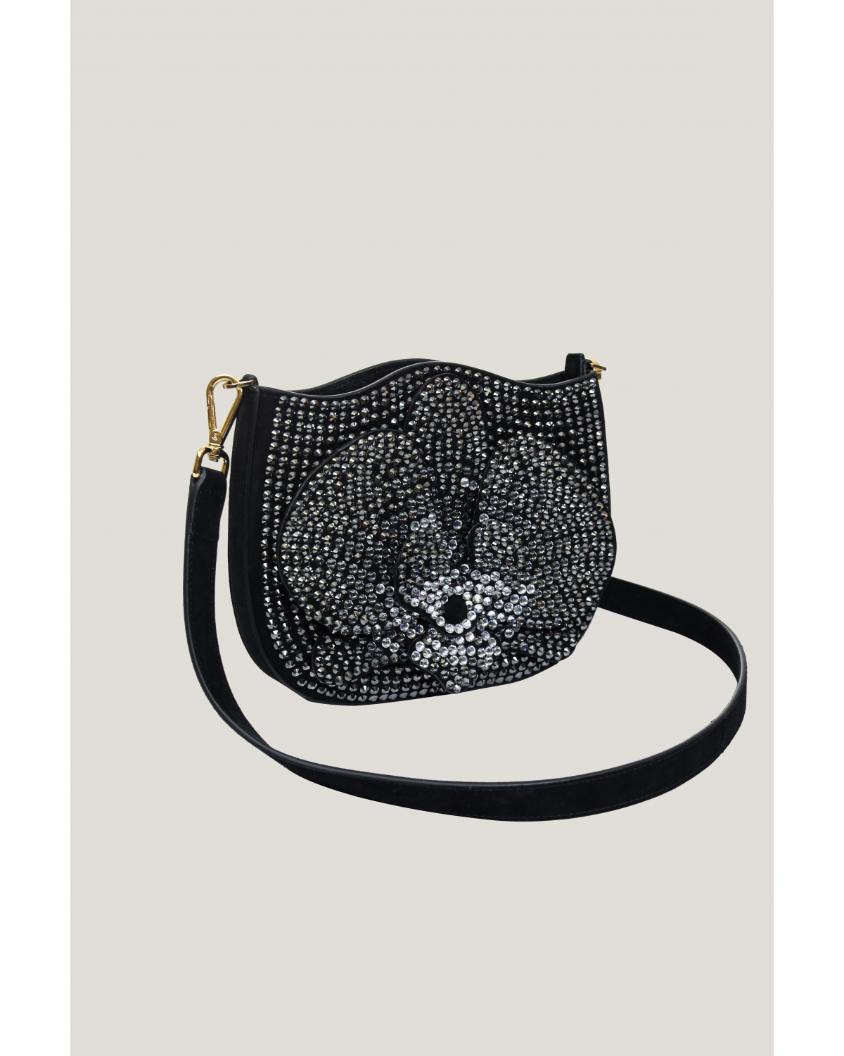 Orchid rhinestone bag | Evening Essential, Ricercabili, hide_category, New Arrivals | Genny