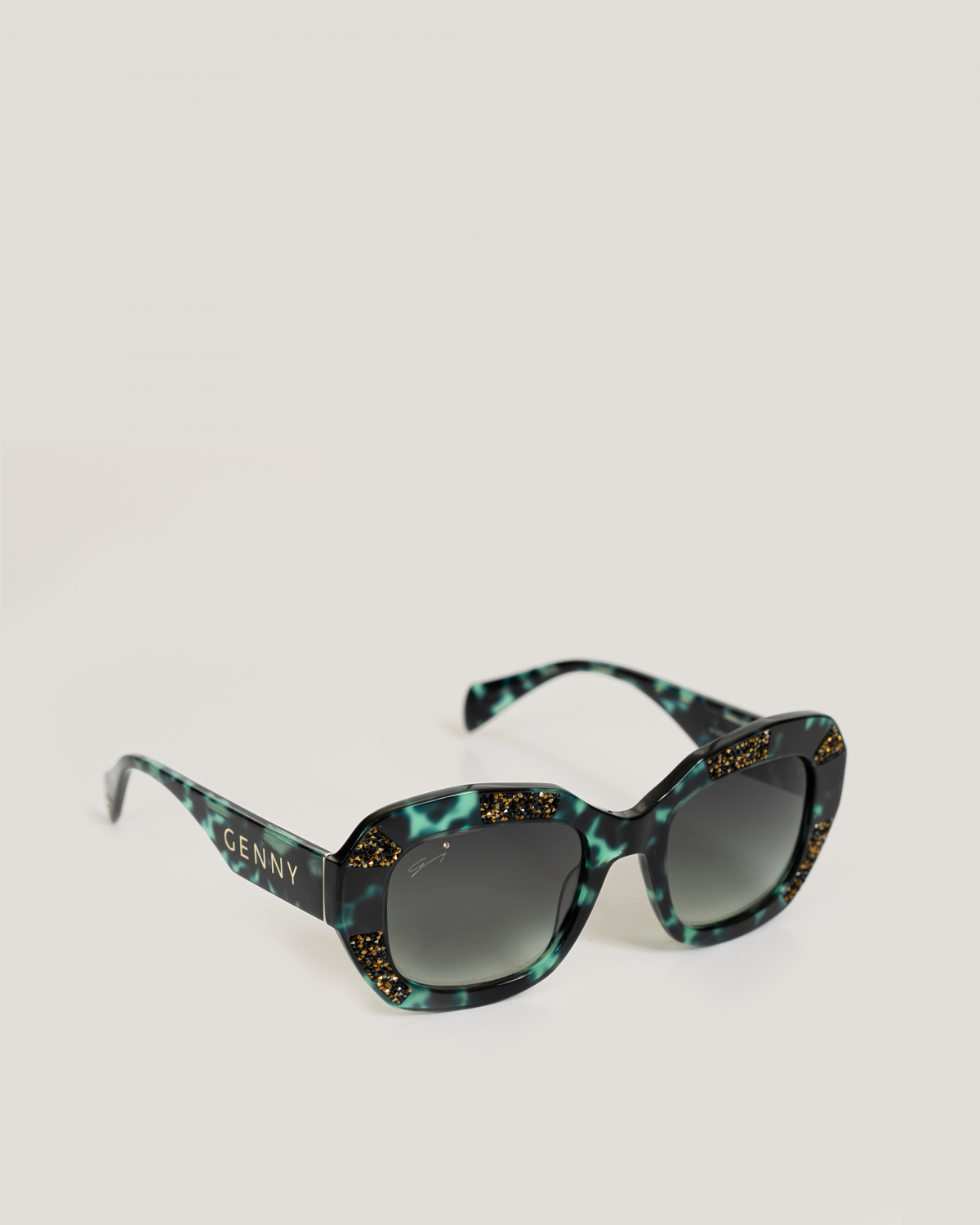 Tortoiseshell geometric sunglasses | Sunglasses, Ricercabili, Accessories, Accessories | Genny