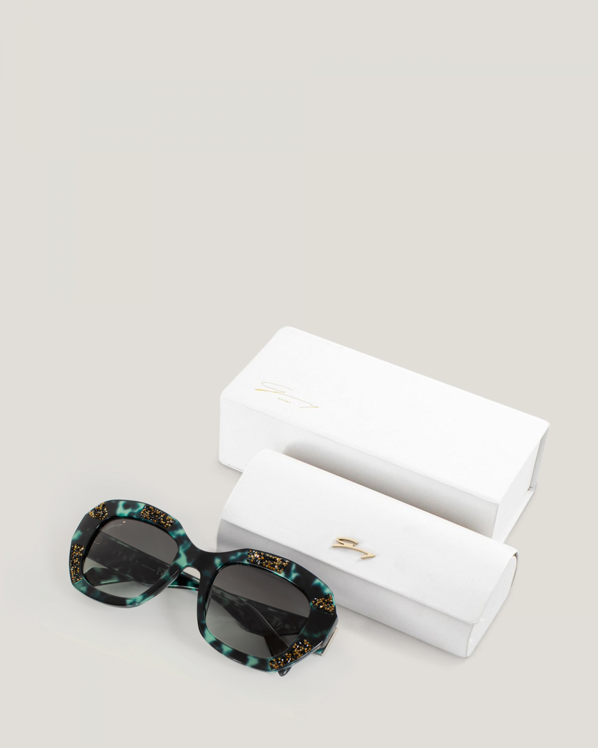 Tortoiseshell geometric sunglasses | Sunglasses, Ricercabili, Accessories, Accessories | Genny