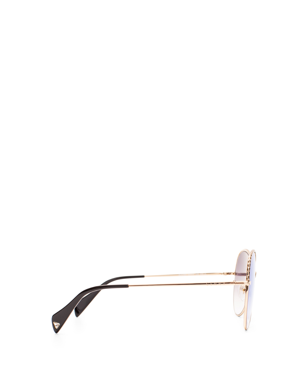 Braided gold round-frame sunglasses | Sunglasses, Ricercabili, Accessories | Genny