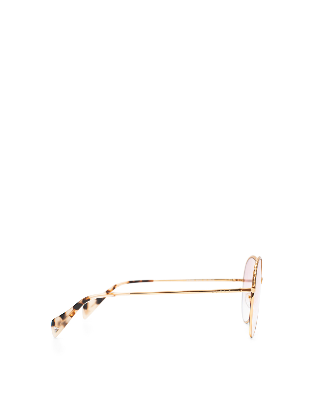 Braided gold round-frame sunglasses | Sunglasses, Ricercabili, Accessories | Genny