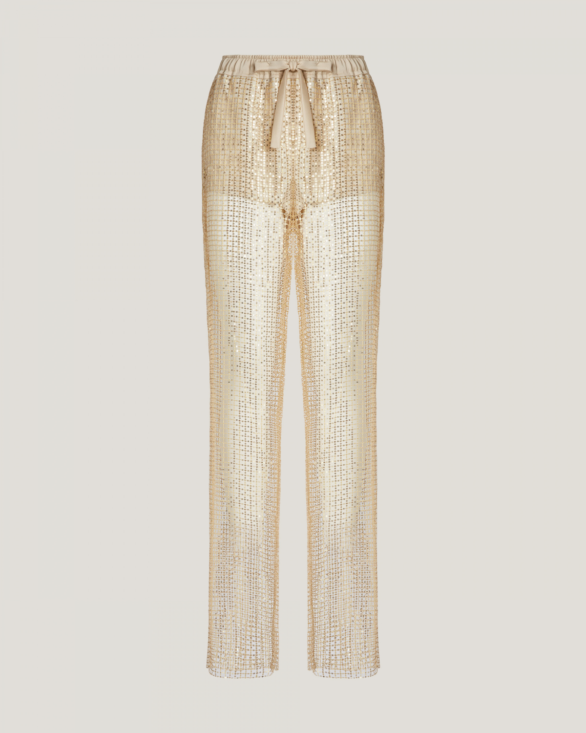 Mesh pants with drawstring | Resort 2024 Collection, Skirts & Trousers, Trousers, SS24, EID , Ready to Wear, New Arrivals | Genny