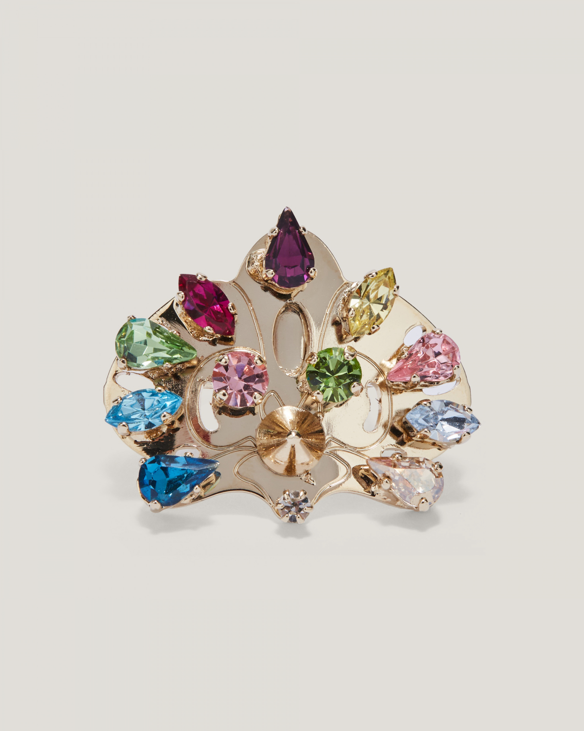 Multicolor Orchid Ring | Resort 2024 Collection, Jewelry, Valentine's Gifts, SS24, EID , Accessories, New Arrivals | Genny