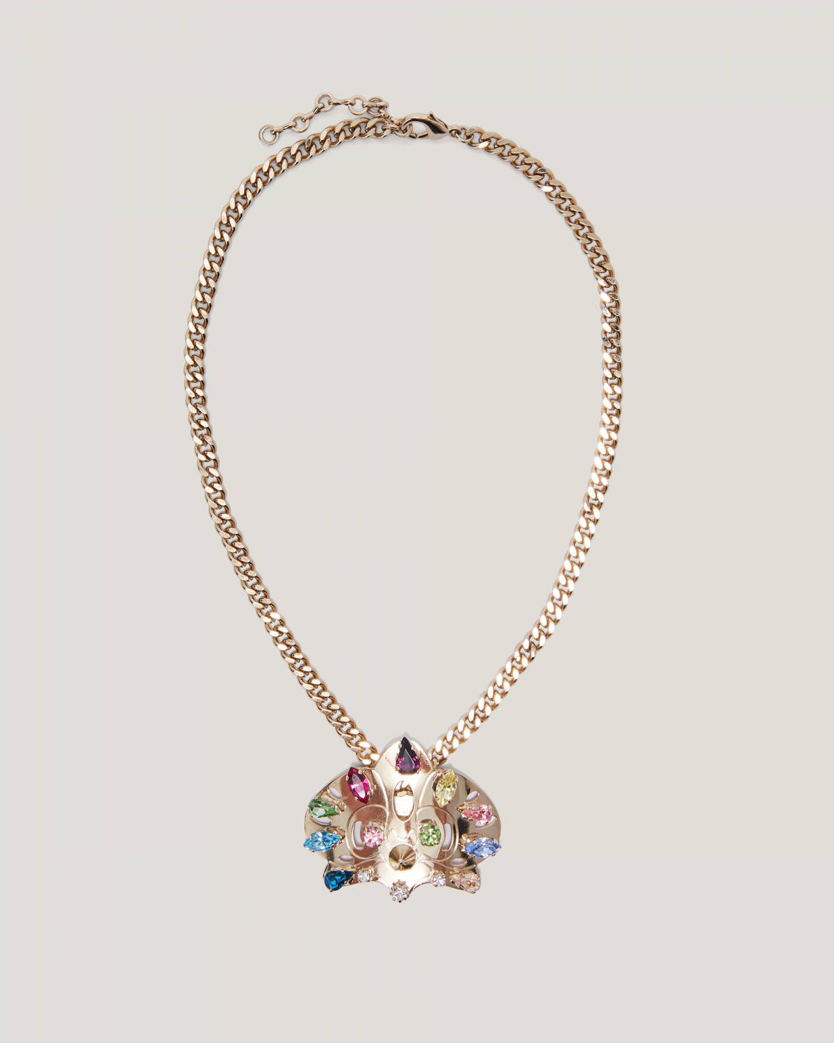 Multicolor Orchid Necklace | Resort 2024 Collection, Jewelry, Valentine's Gifts, SS24, EID , Accessories, New Arrivals | Genny