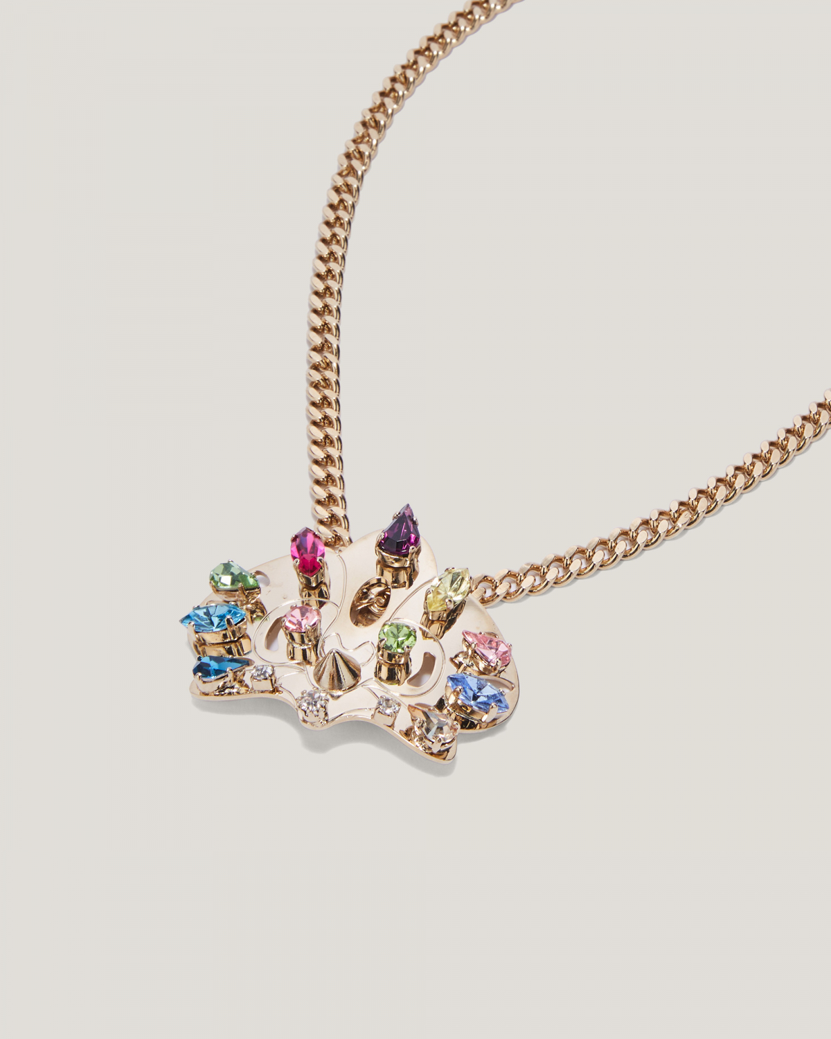 Multicolor Orchid Necklace | Resort 2024 Collection, Jewelry, Valentine's Gifts, SS24, EID , Accessories, New Arrivals | Genny