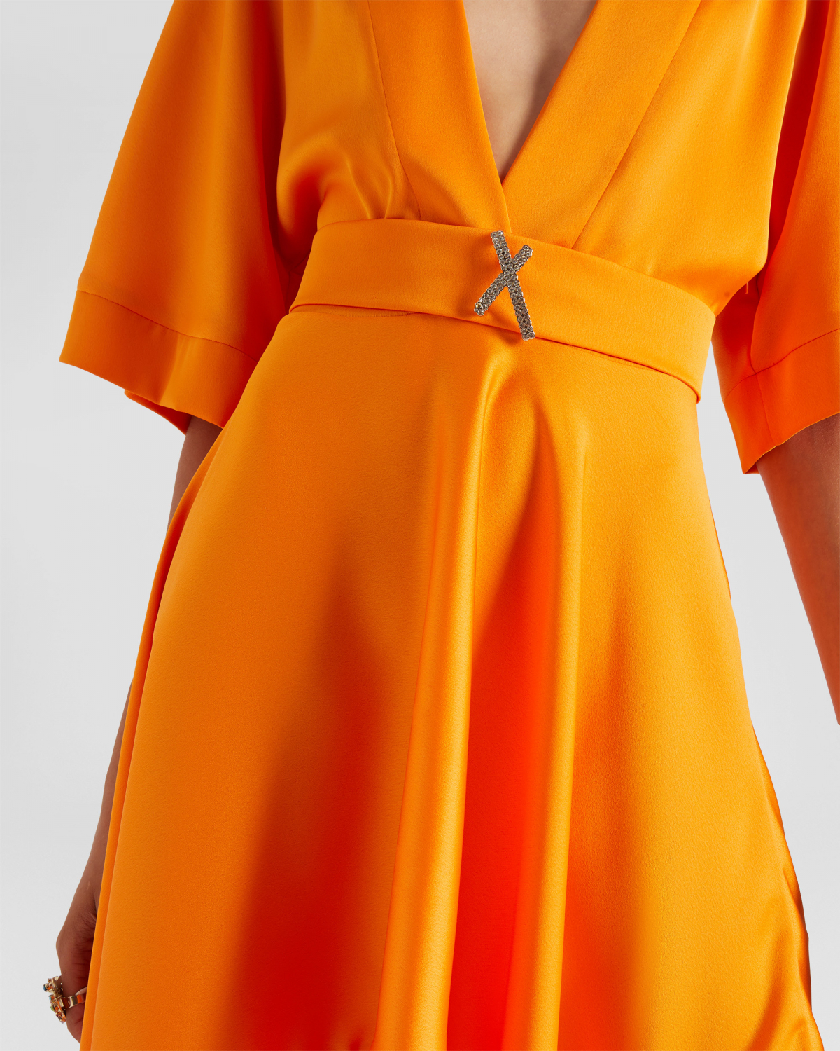 Dress with asymmetrical skirt | Resort 2024 Collection, Dresses & Jumpsuits, Daily dresses, Ceremony dresses, SS24, EID , Ready to Wear, New Arrivals | Genny