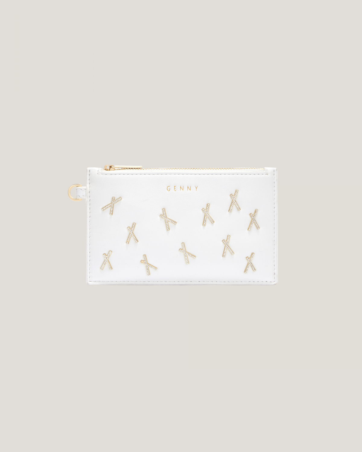 X-Embellished Mini Clutch | Bags, Spring Summer 2024, SS24, EID , Accessories, New Arrivals | Genny