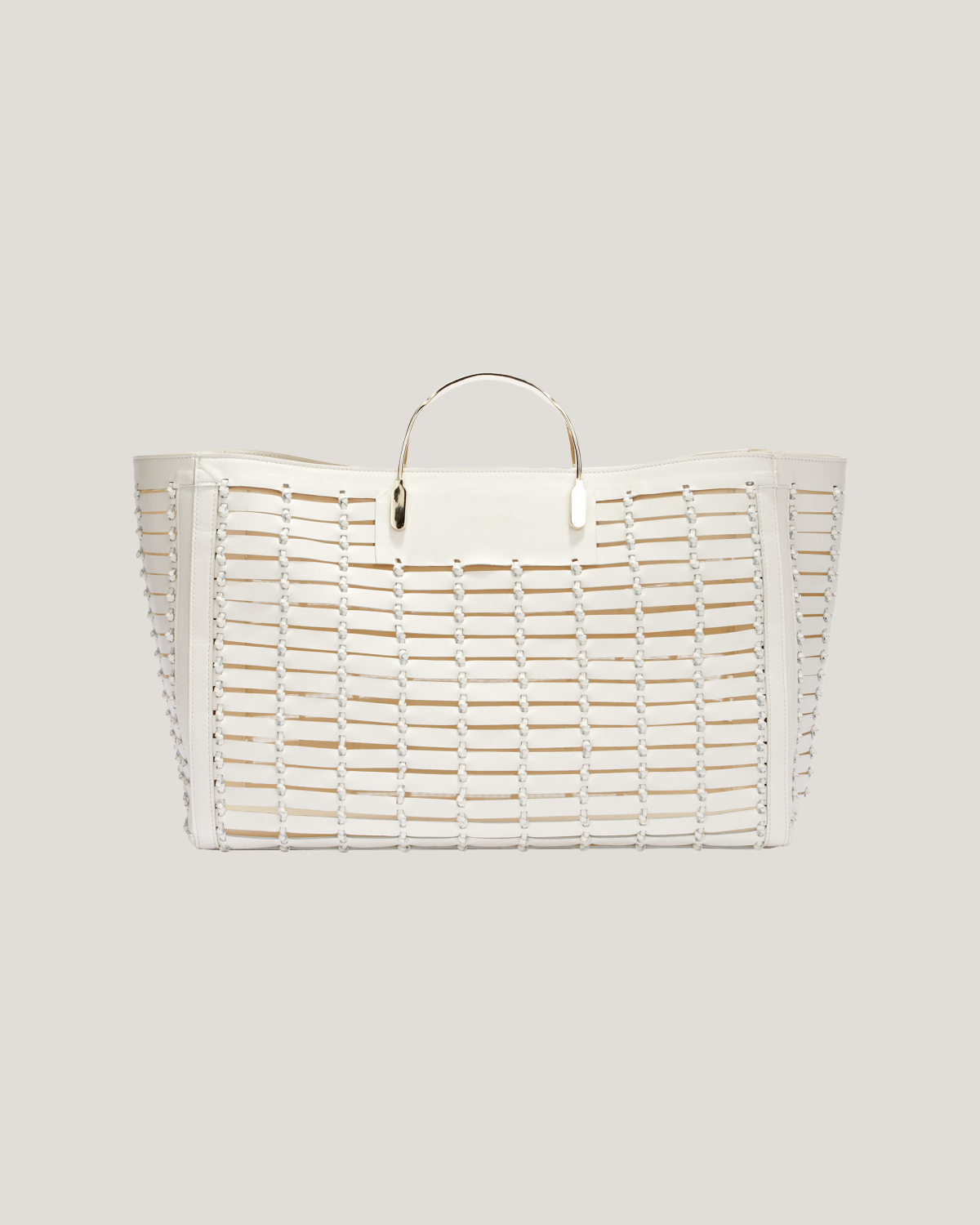 Blockchain-woven tote bag | Bags, Spring Summer 2024, SS24, EID , Accessories, New Arrivals | Genny