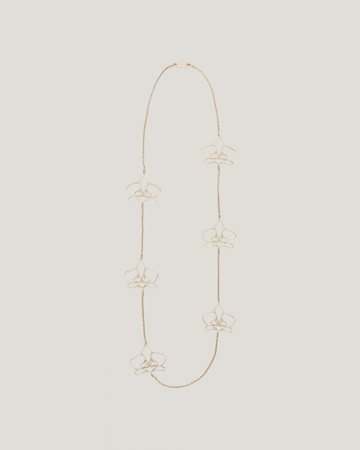 Orchid outline nacklace | Jewelry, Spring Summer 2024, SS24, EID , Accessories, New Arrivals | Genny