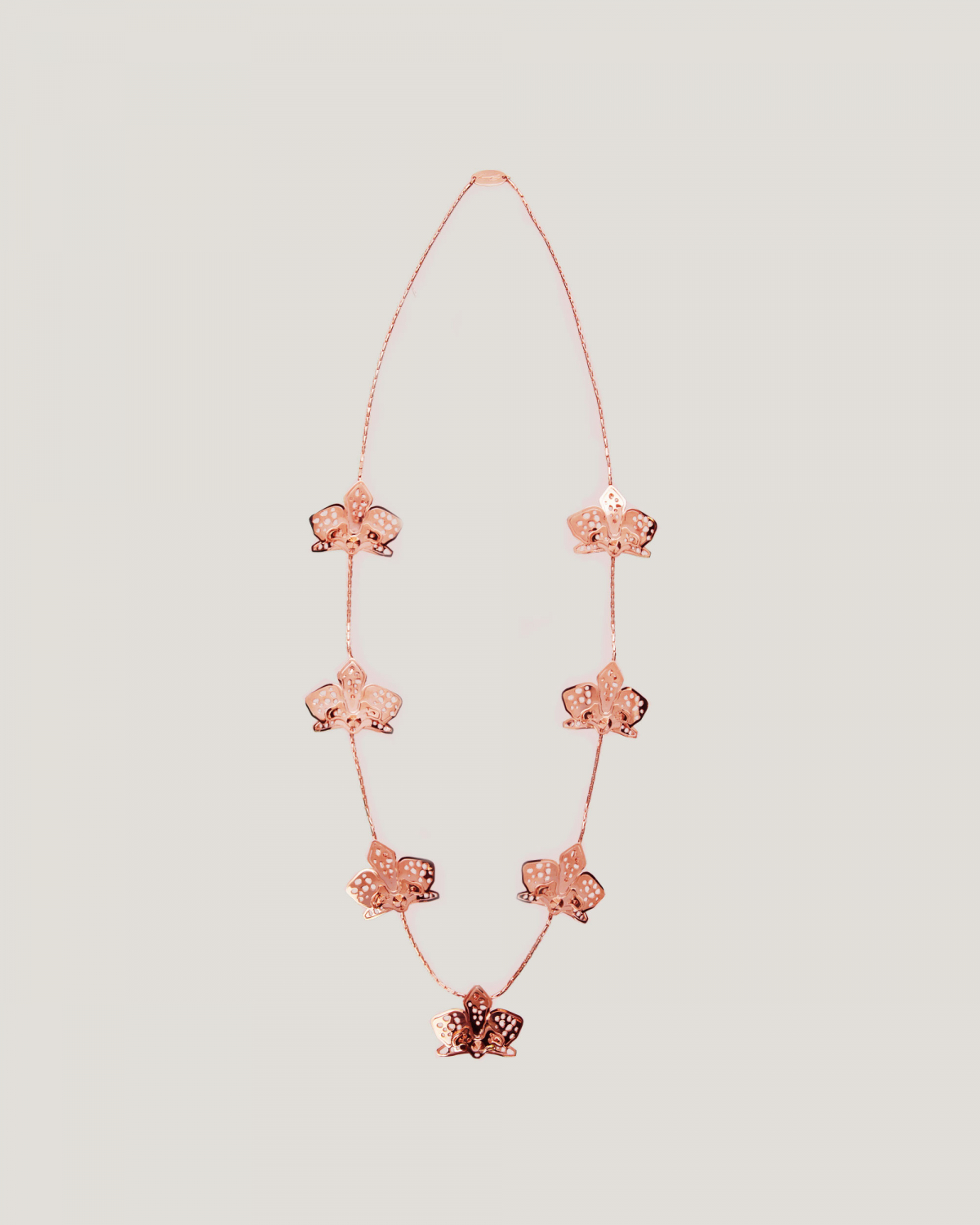 Perforated orchid necklace | Jewelry, Spring Summer 2024, SS24, EID , Accessories, New Arrivals | Genny