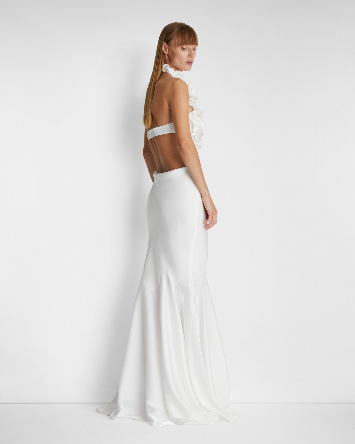 Ruched long dress with orchid | Dresses & Jumpsuits, Spring Summer 2024, Ceremony dresses, Evening and Cocktail dresses, SS24, EID , Ready to Wear, New Arrivals | Genny