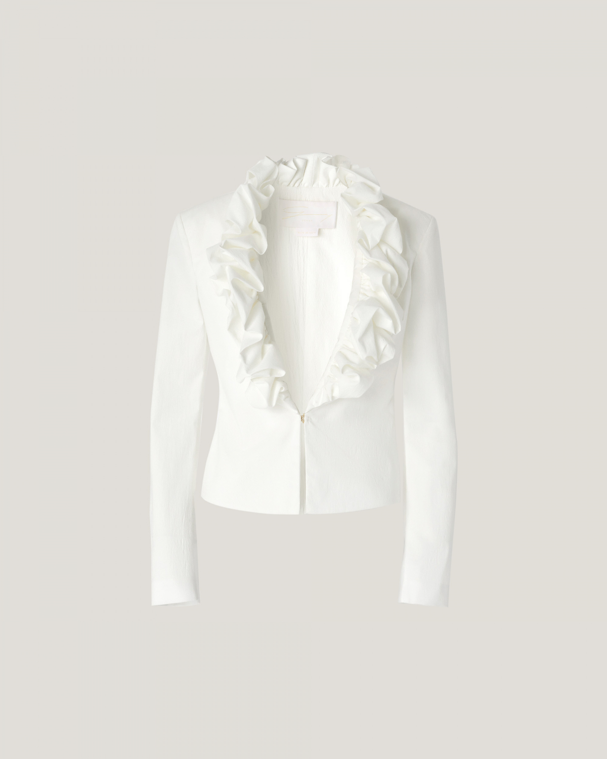 Ruffled collar jacket | Jackets, Spring Summer 2024, SS24, EID , Ready to Wear, New Arrivals | Genny