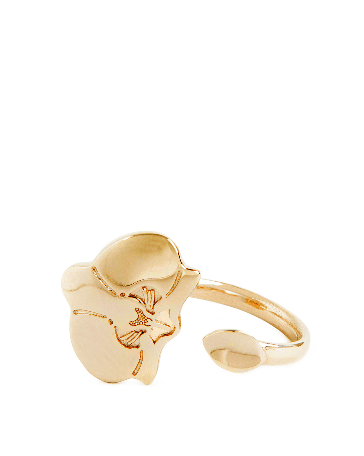 Open gold-plated ring | Jewelry, Cruise 2023 Collection, Valentine's Gifts, Mother's Day, Ricercabili, Accessories | Genny