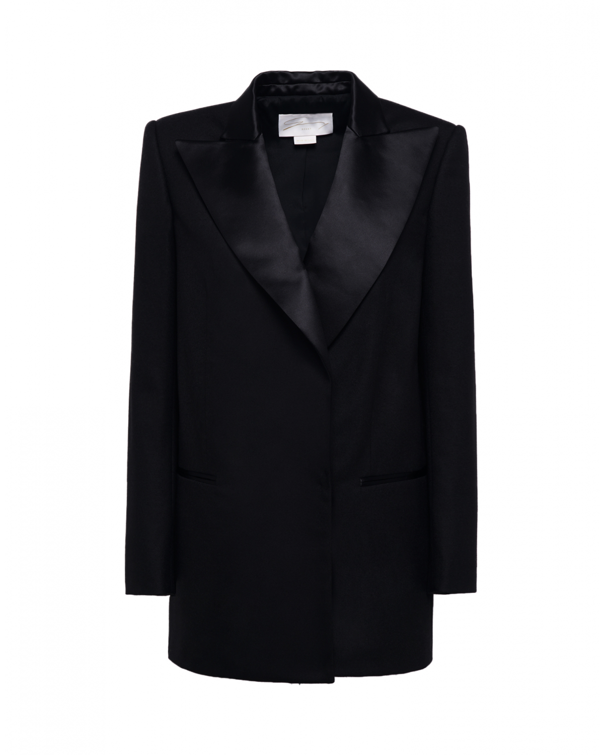 Long black wool jacket | Evening Essential, New Arrivals | Genny