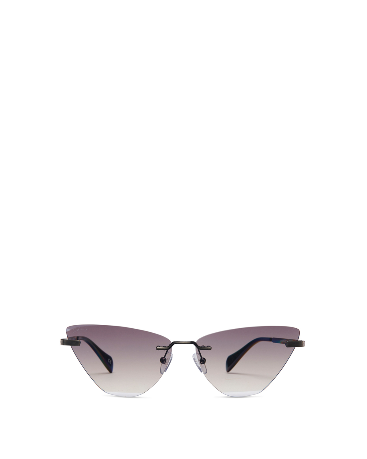 Silver cat-eye sunglasses | Sunglasses, Ricercabili, Accessories | Genny